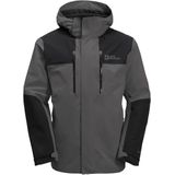 Jack Wolfskin - Jasper 2L - Hardshell Jas - Zwart - Ademend, Windwerend, Waterdicht