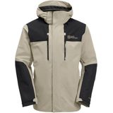 Jack Wolfskin - Jasper 2L - Hardshell Jas - Zwart - Ademend, Windwerend, Waterdicht
