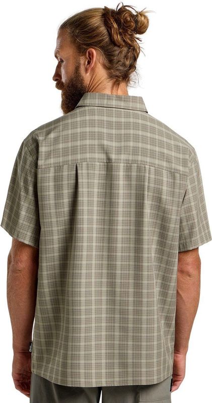 Jack Wolfskin - Meseta Shirt - Overhemd - Ruitjes - 100% Polyester