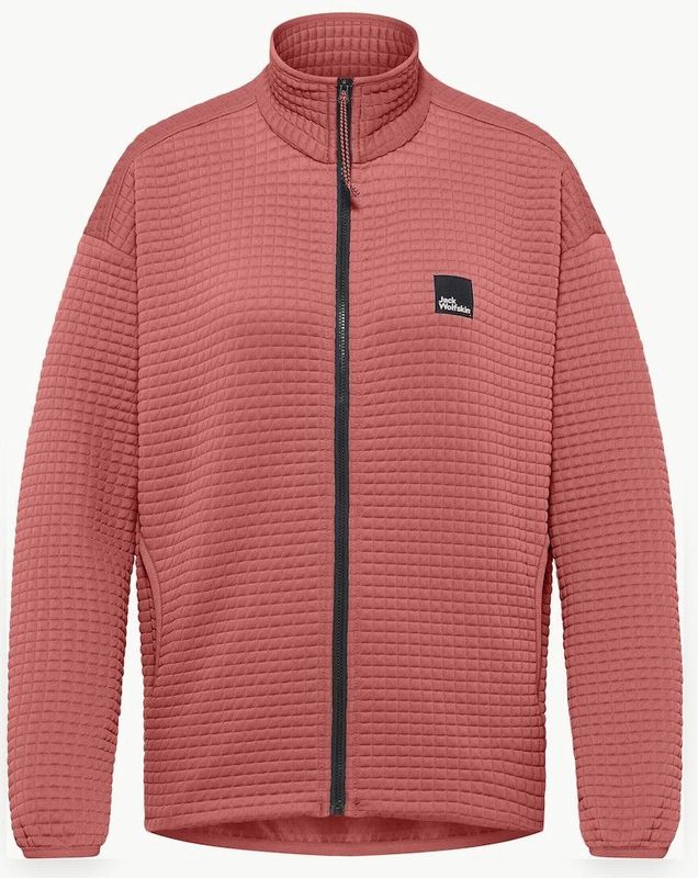 Jack Wolfskin - Mogari Full Zip - Fleece - Blauw - Ademend Waffle-Fleece