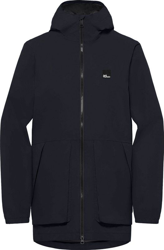 Jack Wolfskin - TERRAVIEW 2L PARKA W - Functionele Parka - Dark-navy - Ademend - Waterdicht - Winddicht