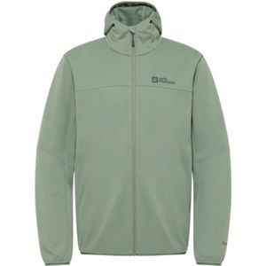 Jack Wolfskin - Feldberg Hoody - Softshell - Groen - 100% Polyester