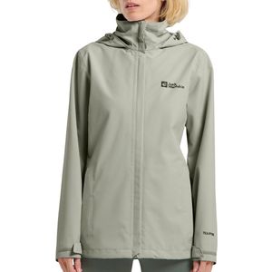 Jack Wolfskin Trailtime 2L Jacket Dames Regenjack - Kleur Mint Leaf