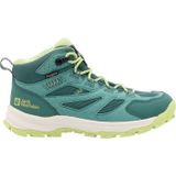 Jack Wolfskin Vojo Tour Texapore Mid K wandelschoenen voor kinderen, uniseks, groen (jade green), 27 EU