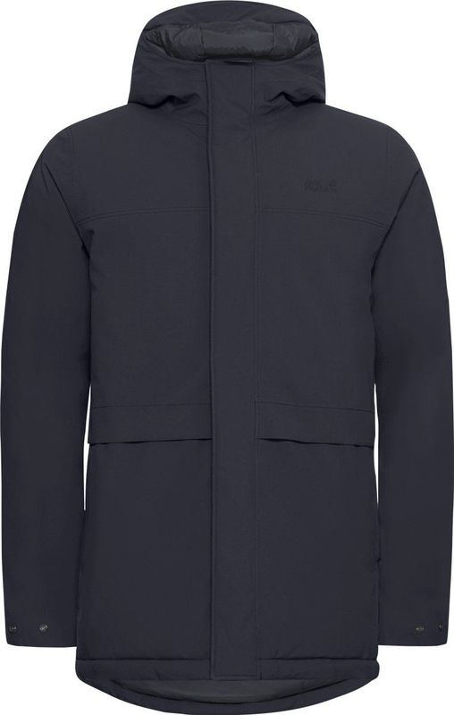 Jack Wolfskin - Wintertide Jacket - Waterdichte Lange Jas - Dames - Dark Navy