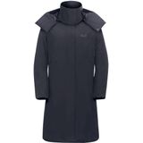 Jack Wolfskin - Wintertide Jacket - Waterdichte Lange Jas - Dames - Dark Navy