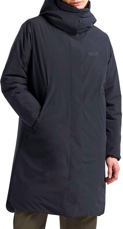 Jack Wolfskin - Wintertide Jacket - Waterdichte Lange Jas - Dames - Dark Navy