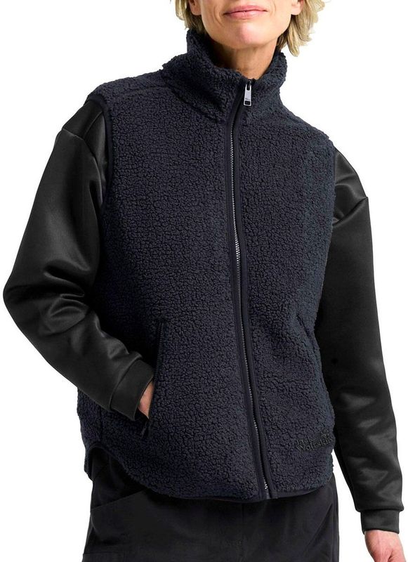 Jack Wolfskin - High Curl Vest - Fleecebodywarmer - Zwart