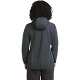 Jack Wolfskin - WINDHAIN HOODY W - Softshell-jack - Zwart - Ademend - Waterafstotend - Winddicht