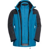 Jack Wolfskin - TAUBENBERG 3IN1 JKT M - Functioneel 3-in-1-jack - Aurora blue - Waterdicht