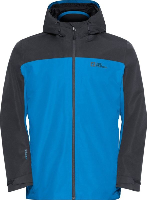 Jack Wolfskin - TAUBENBERG 3IN1 JKT M - Functioneel 3-in-1-jack - Aurora blue - Waterdicht