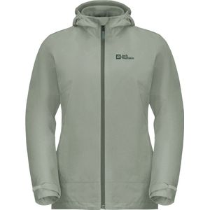 Jack Wolfskin - MOONRISE 3IN1 JKT - Dames Outdoorjas - Mint Leaf