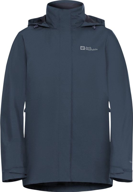 Jack Wolfskin - Wild Places 3in1 Jacket - Waterdicht - Heren - Midnight Sky