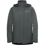 Jack Wolfskin - ROTWAND 3IN1 JKT W - Functioneel 3-in-1-jack - Slategreen