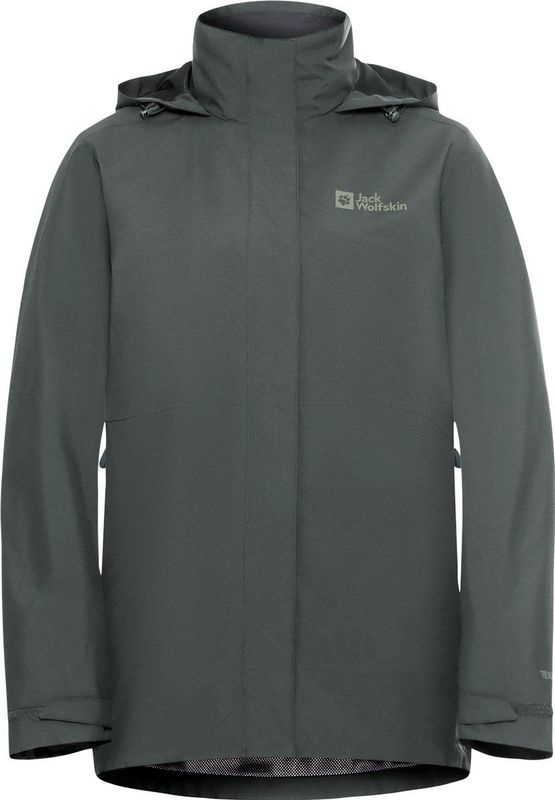 Jack Wolfskin - ROTWAND 3IN1 JKT W - Functioneel 3-in-1-jack - Slategreen