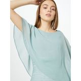 SWING Cocktailjurk  jade groen / zilver