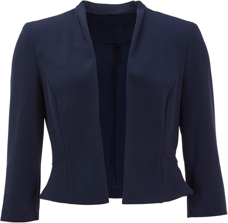 Swing Jas blauw (Maat: 34) - Effen