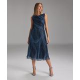 SWING - Cocktailjurk - Zwart - Materiaalmix met Stretch