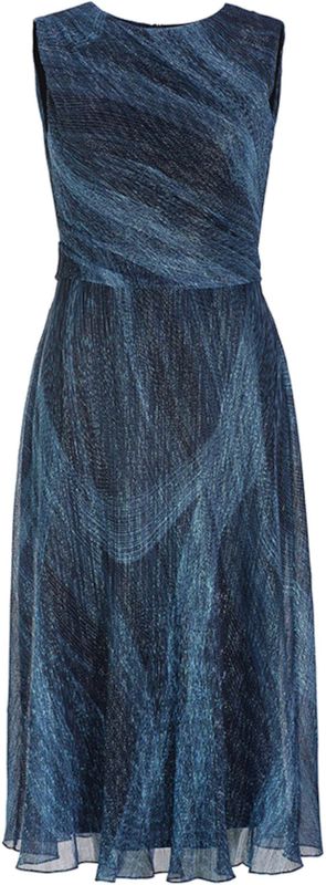 SWING - Cocktailjurk - Zwart - Materiaalmix met Stretch