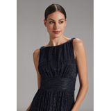 Cocktailjurk - Mélange - Gevoerde Zoom - Mouwloos - Glitterend - Knielengte