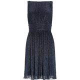 Cocktailjurk - Mélange - Gevoerde Zoom - Mouwloos - Glitterend - Knielengte