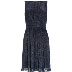 Cocktailjurk - Mélange - Gevoerde Zoom - Mouwloos - Glitterend - Knielengte