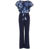 SWING Jumpsuit - Knoopdetail - Los Model - Ronde Hals