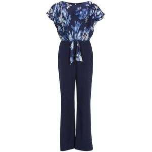 SWING Jumpsuit - Knoopdetail - Los Model - Ronde Hals