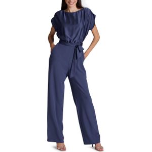 Swing Dames Jumpsuit - Blauw - Polyester