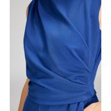 Swing - Jumpsuit - Blauw - Effen - Ronde Hals