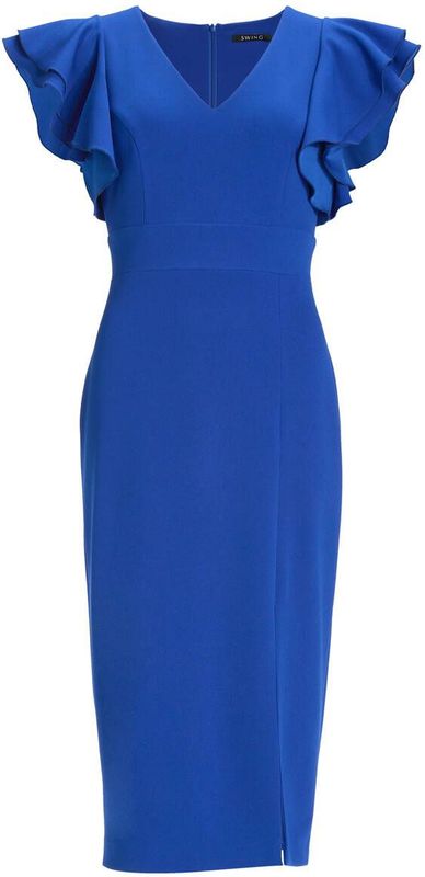 Swing - Jurk 5AI18400 - Donker Blauw - Jurken
