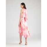 SWING - Jurk - Oranje - Amerikaanse Schouder - Mouwloos - Knielengte