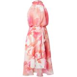 SWING - Jurk - Oranje - Amerikaanse Schouder - Mouwloos - Knielengte