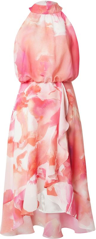 SWING - Jurk - Oranje - Amerikaanse Schouder - Mouwloos - Knielengte