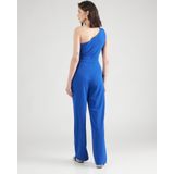 SWING - Jumpsuit - Koningsblauw - Crêpe - Getailleerd Model, Rug Rits, Zakken Aan De Zijkant