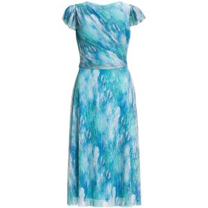 Swing - 5AI21300 - Jurk - Blauw - Cocktailjurken