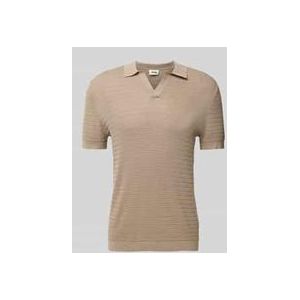 Drykorn - Braian - Poloshirt - Bruin - 100% Katoen