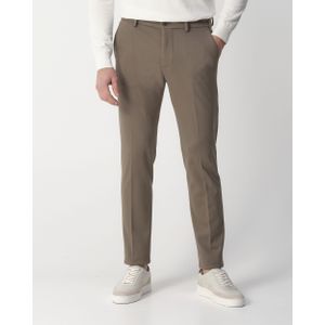 Drykorn - Ajend - Pantalon - Gemêleerd Bruin - 45% Polyamide, 33% Polyester, 15% Viscose, 7% Elastaan