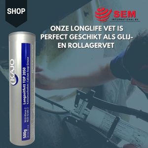 Kajo Longlife Grease TOP2050 500GR Schroefpatroon
