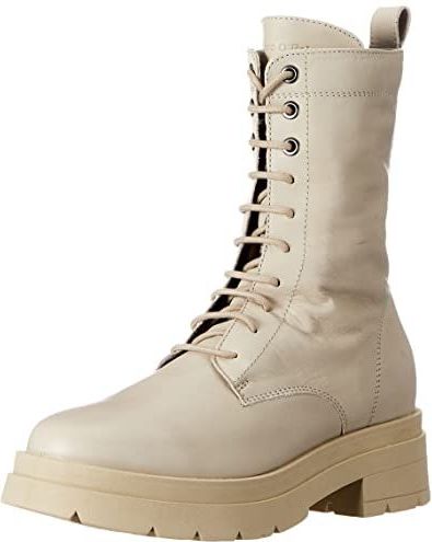 Marc O'Polo - Enkellaarsjes - Beige - Leer - Microfiber Voering - TPR Zool