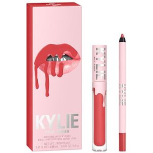 Kylie Cosmetics Matte Lip Kit 3ml Liquid Lipstick + 1.1g Lip Liner - Bad Lil Thing