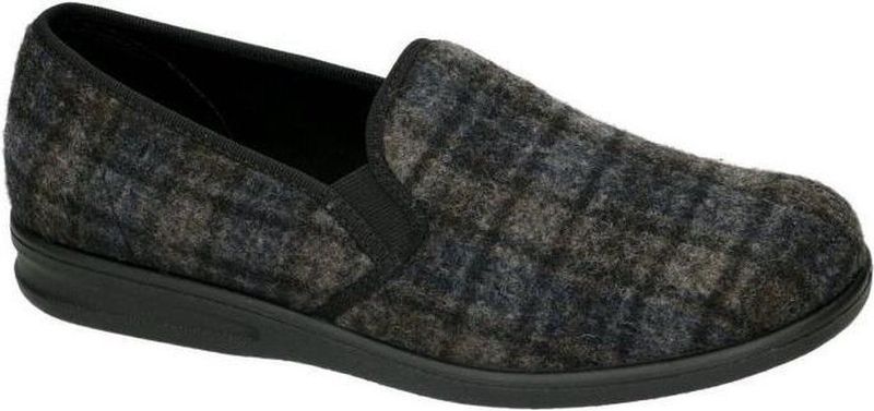 Westland - Pantoffels - Donkerblauw - Vilt - Lichtgewicht - G-wijdte