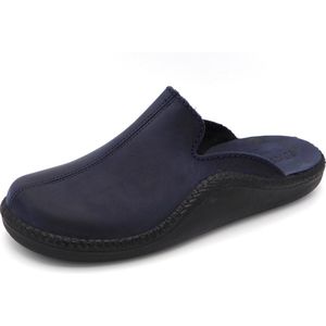 Westland - 20602 Monaco 202 - Heren Slipper - Blauw - Leder