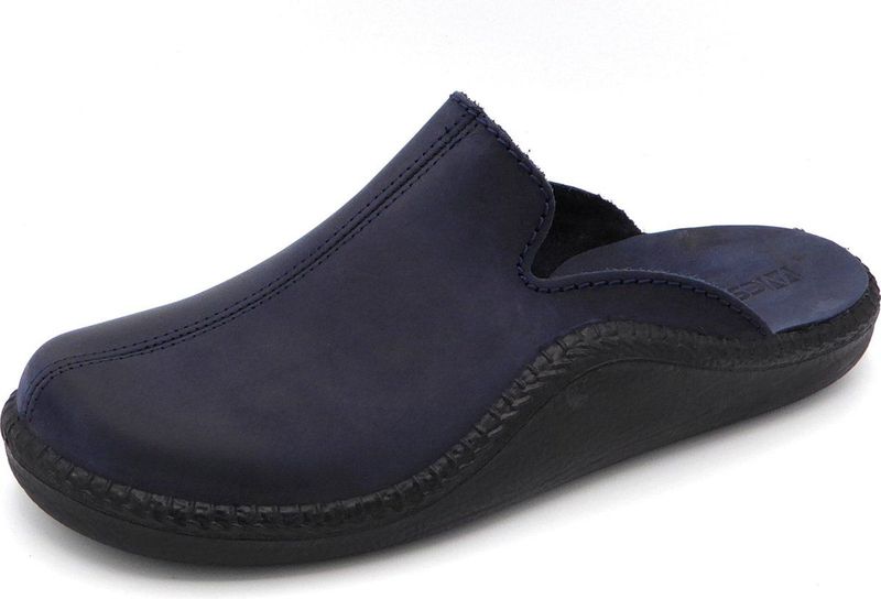 Westland - 20602 Monaco 202 - Heren Slipper - Blauw - Leder