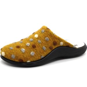Westland - Roubaix 05 - Dames Pantoffel - Geel/Combi - Stof