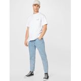 Carhartt WIP - American - T-shirt - Goud/Donkeroood/Wit - Jersey, Ronde Hals, Kwartmouw