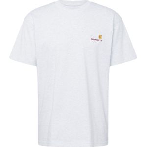 Carhartt WIP - American Script - Shirt - Goud Lichtgrijs Wijnrood