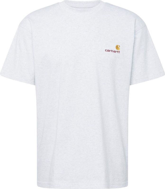 Carhartt WIP - American Script - Shirt - Goud Lichtgrijs Wijnrood