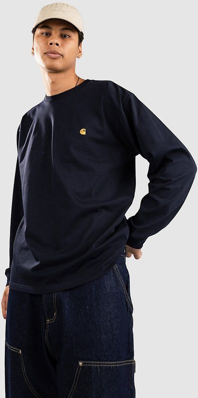 Carhartt WIP - Chase - Shirt - Navy - Lange Mouwen