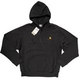 Carhartt - Hooded American Script Sweat - Zwart
